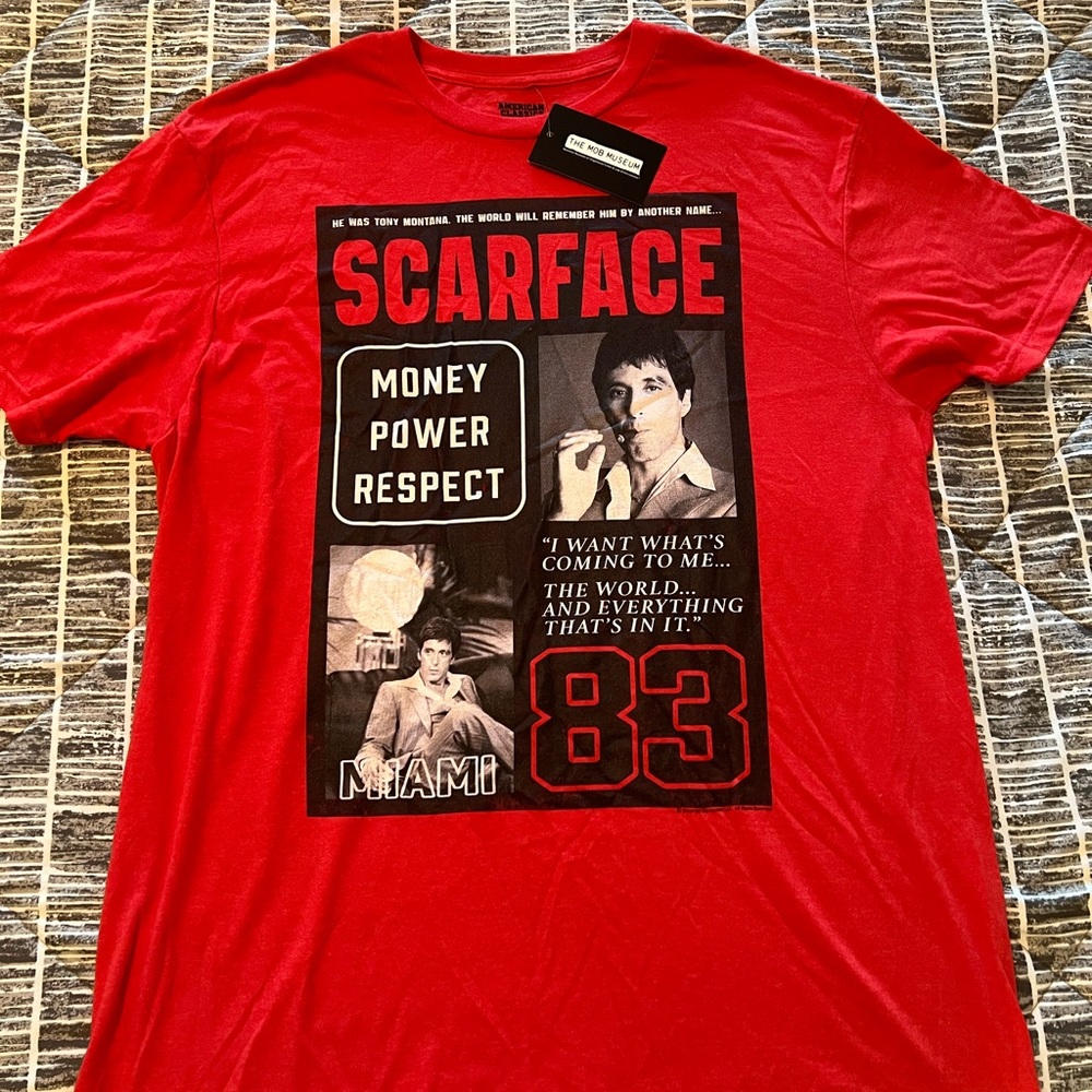Scarface Red Graphic T-Shirt